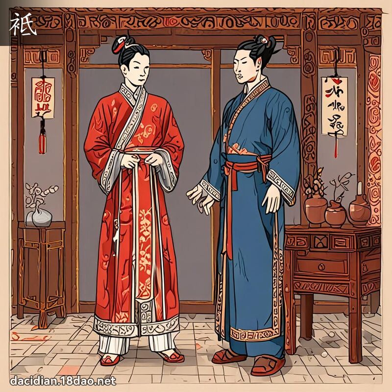 袛 - 國語大辭典配圖