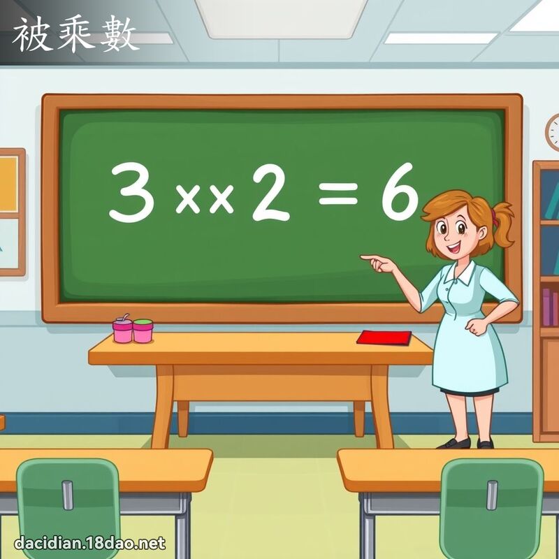 被乘數 - 國語大辭典配圖