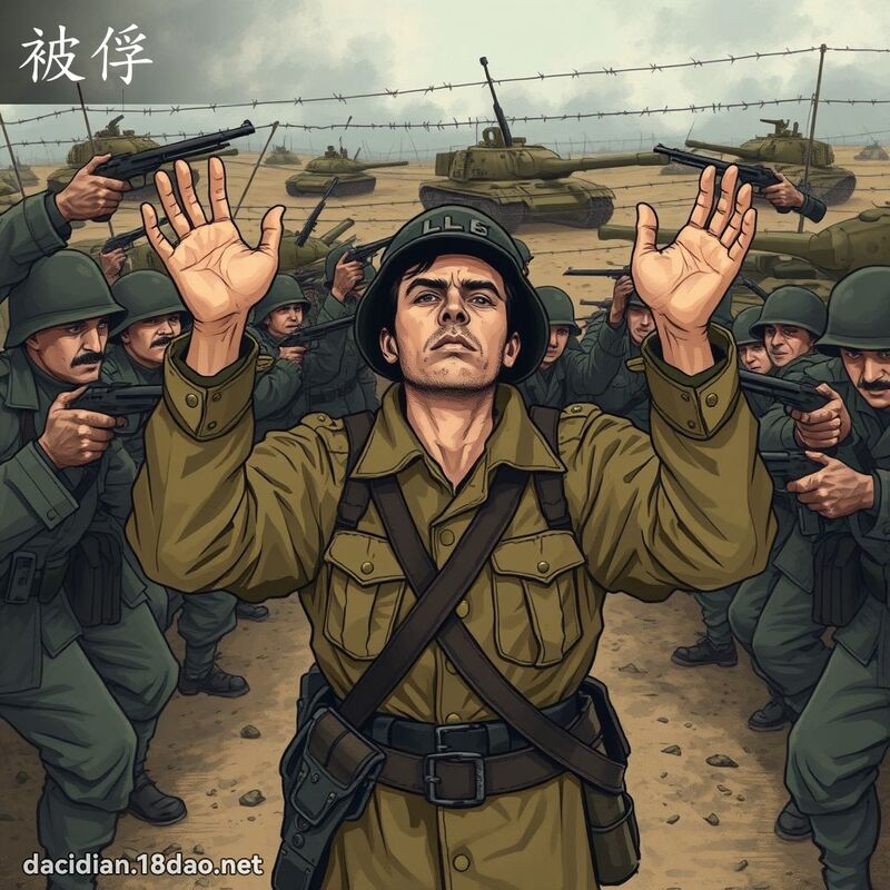 被俘 - 國語大辭典配圖
