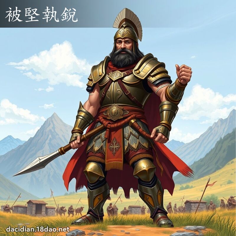 被堅執銳 - 國語大辭典配圖