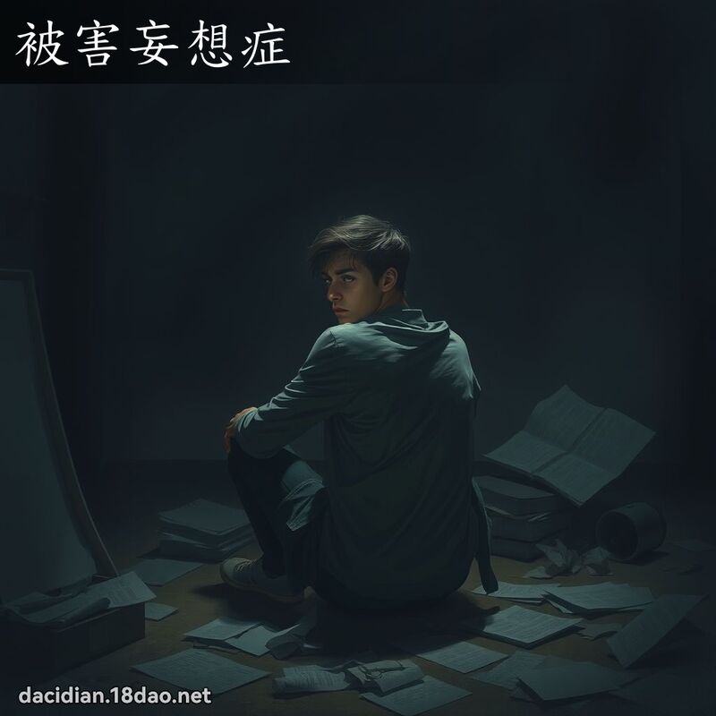被害妄想症 - 國語大辭典配圖
