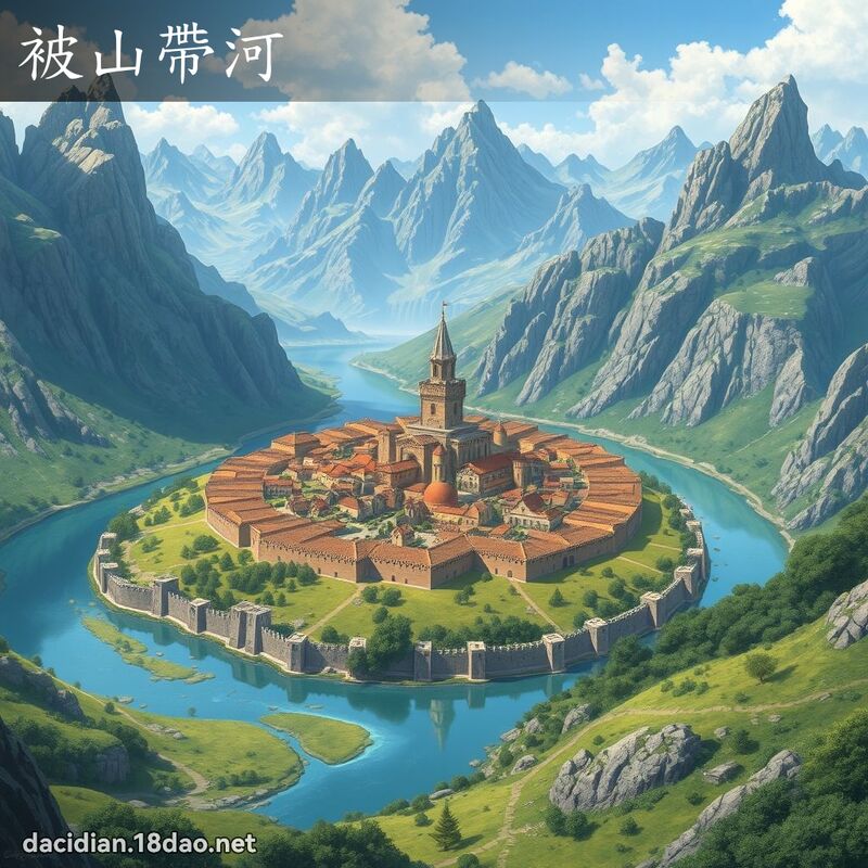 词语: 被山带河 (多意词)