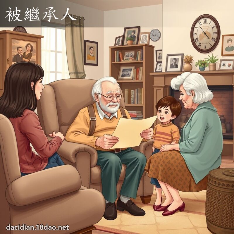 被繼承人 - 國語大辭典配圖