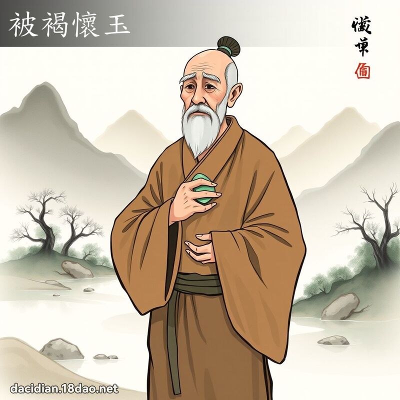 被褐懷玉 - 國語大辭典配圖