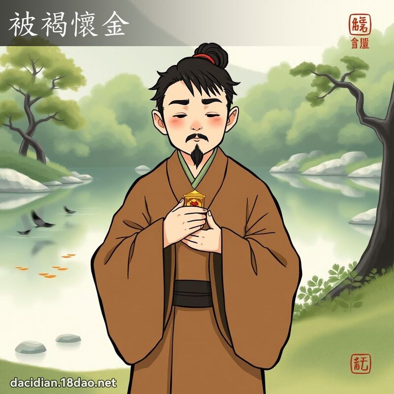 被褐懷金 - 國語大辭典配圖