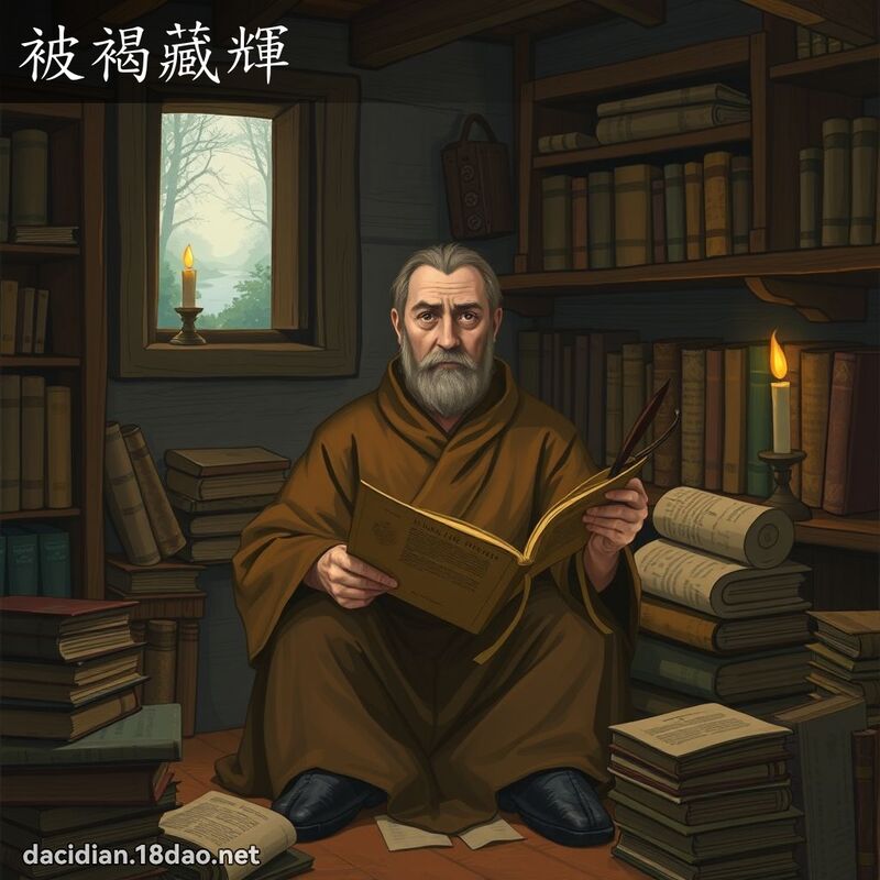 被褐藏輝 - 國語大辭典配圖