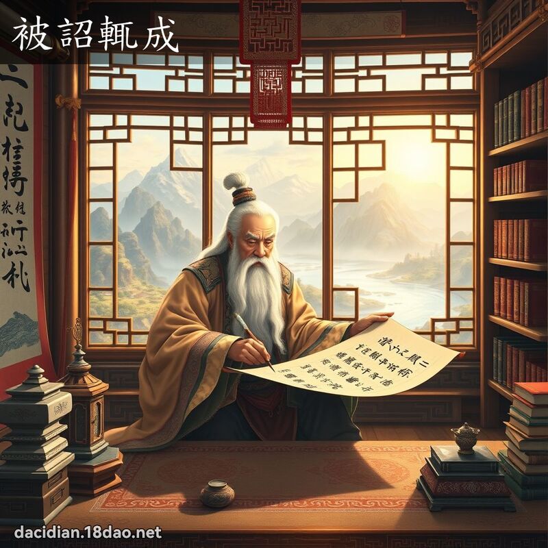 被詔輒成 - 國語大辭典配圖