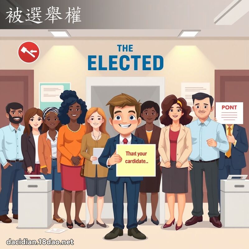 被選舉權 - 國語大辭典配圖