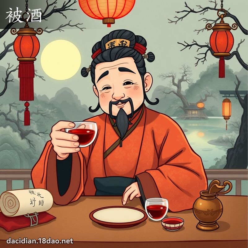 被酒 - 國語大辭典配圖