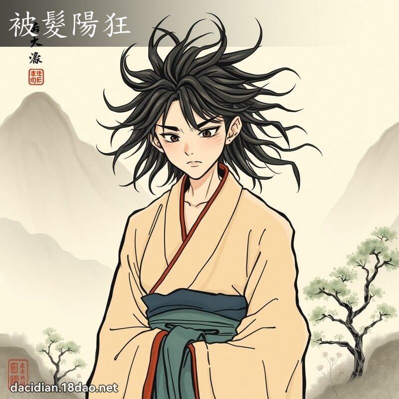 被髮陽狂 - 國語大辭典配圖