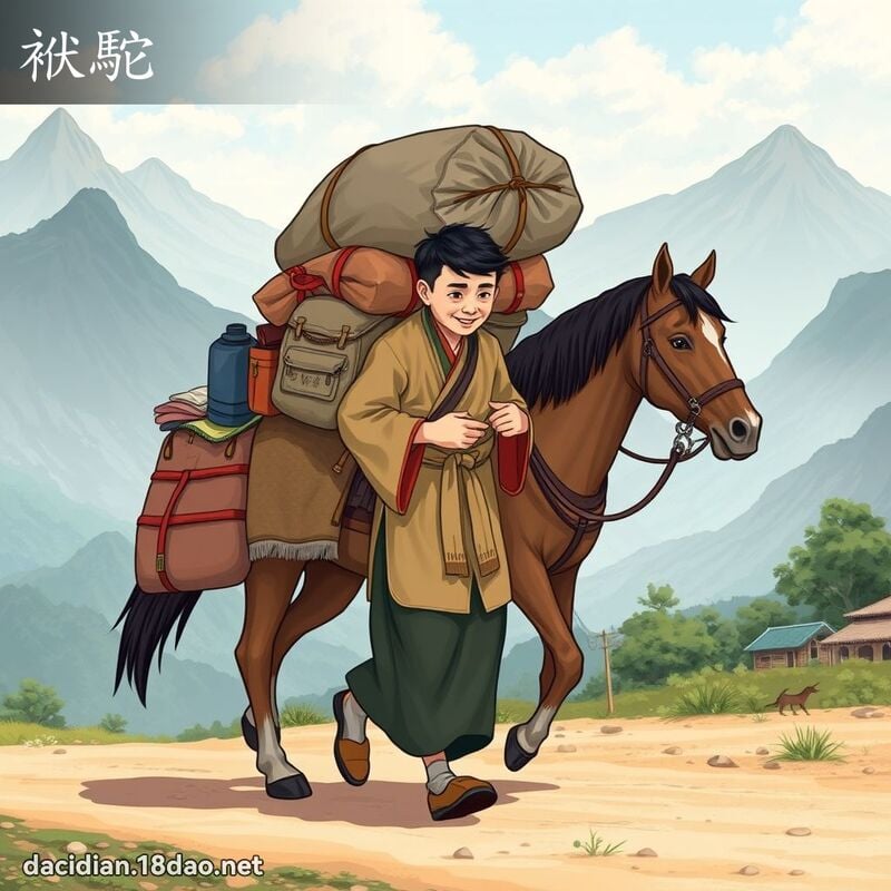 袱駝 - 國語大辭典配圖
