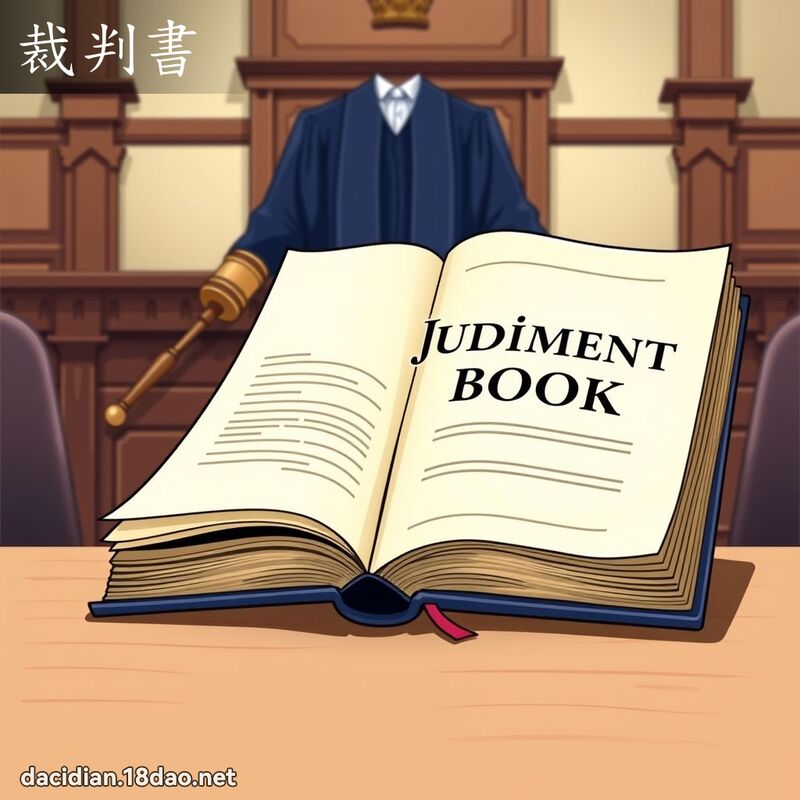 裁判書 - 國語大辭典配圖