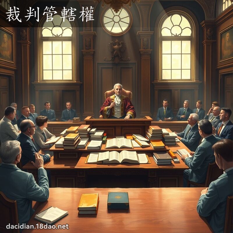 裁判管轄權 - 國語大辭典配圖