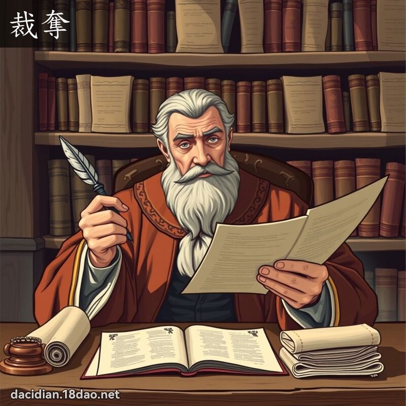 裁奪 - 國語大辭典配圖