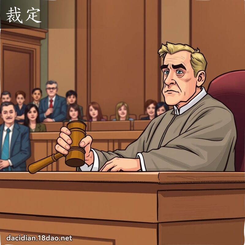 裁定 - 國語大辭典配圖