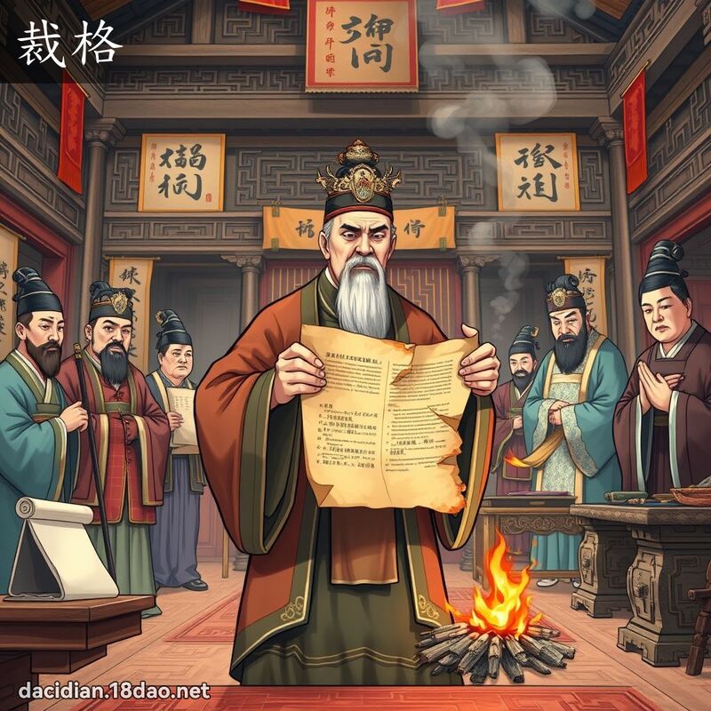 裁格 - 国语大辞典配图