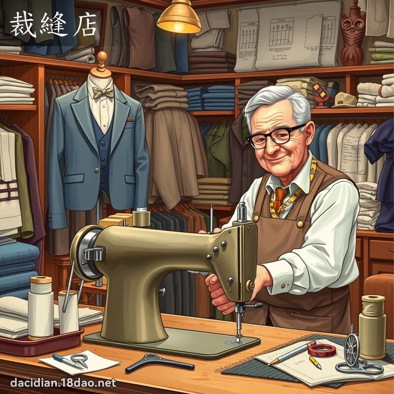 裁缝店 - 国语大辞典配图