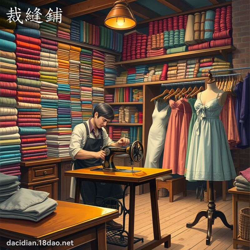 裁缝铺 - 国语大辞典配图