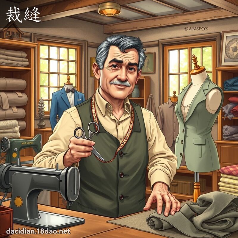 詞語: 裁縫 (多意詞)