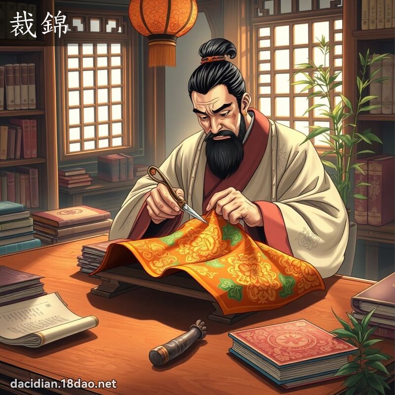裁锦 - 国语大辞典配图
