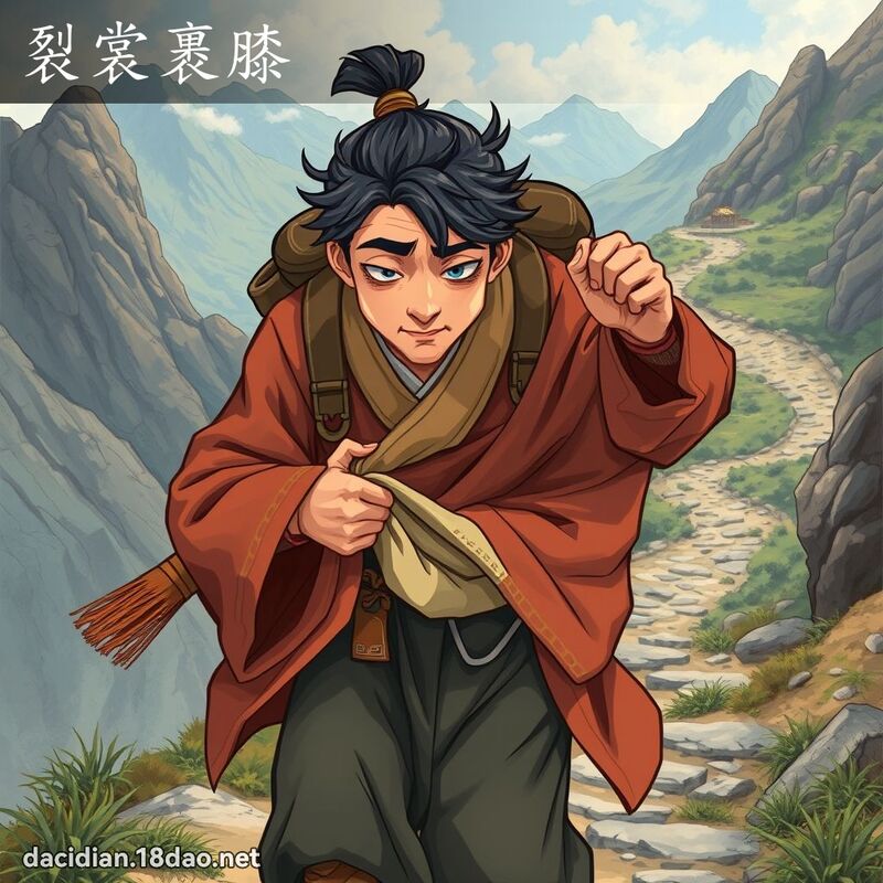 裂裳裹膝 - 國語大辭典配圖