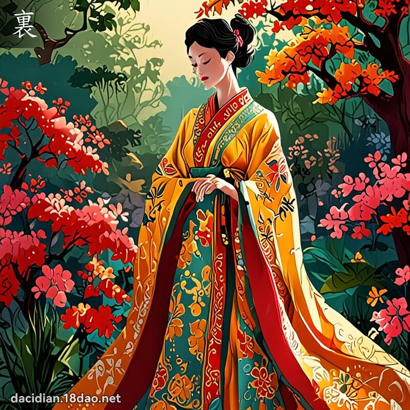 裏 - 國語大辭典配圖