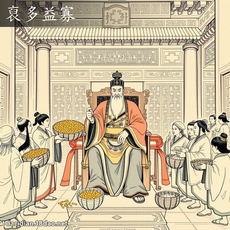 裒多益寡 - 国语大辞典配图