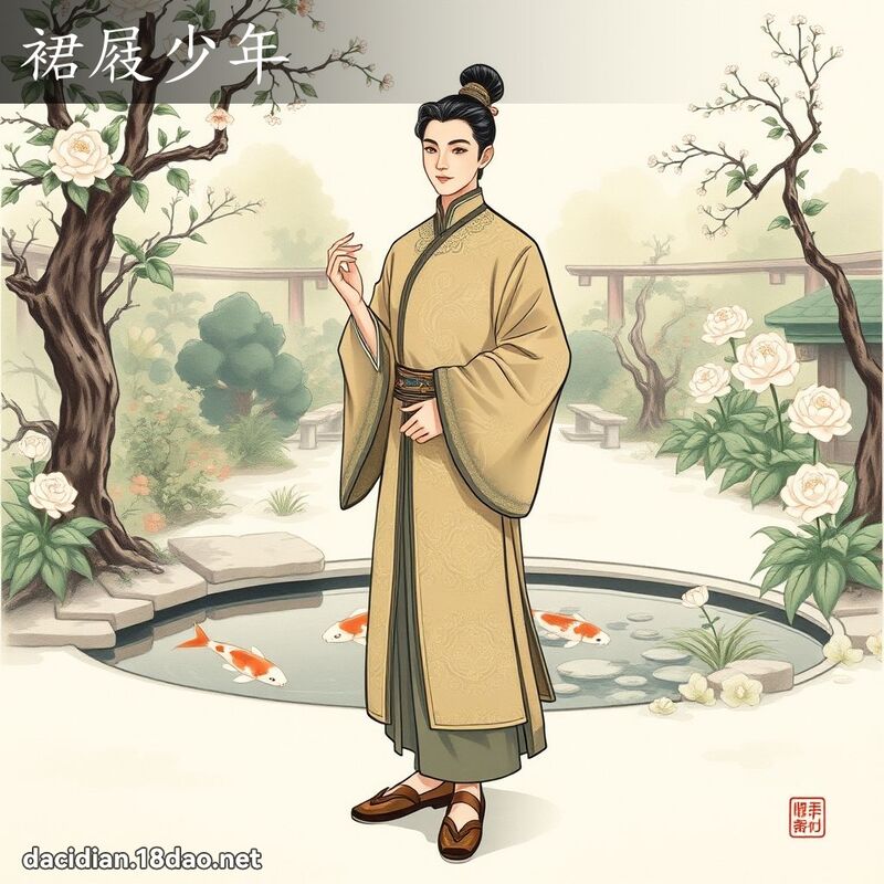 裙屐少年 - 國語大辭典配圖
