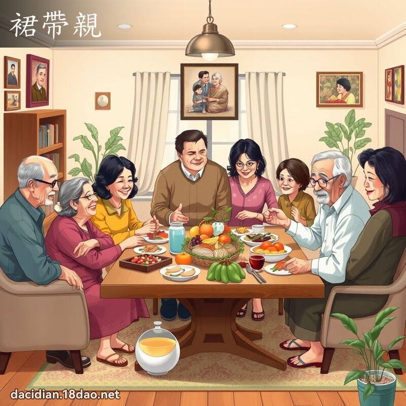 裙带亲 - 国语大辞典配图
