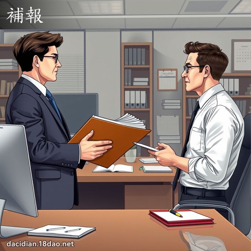 补报 - 国语大辞典配图
