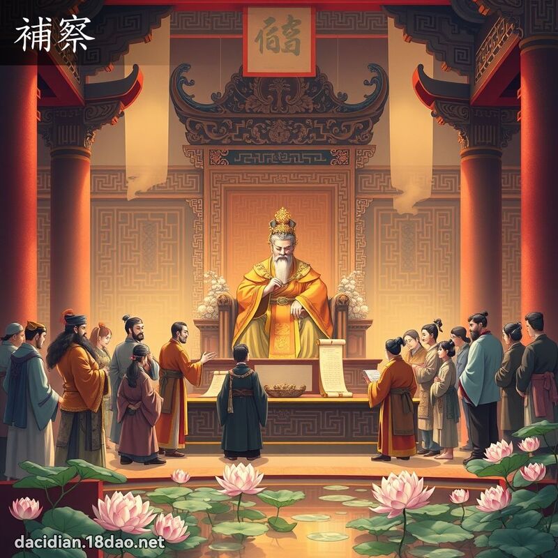 補察 - 國語大辭典配圖