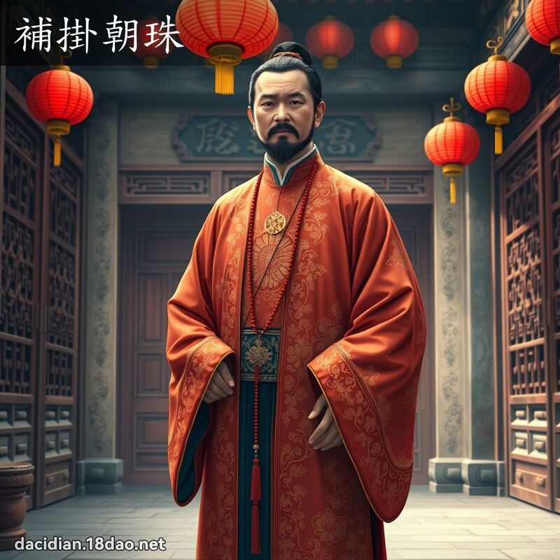 补掛朝珠 - 国语大辞典配图