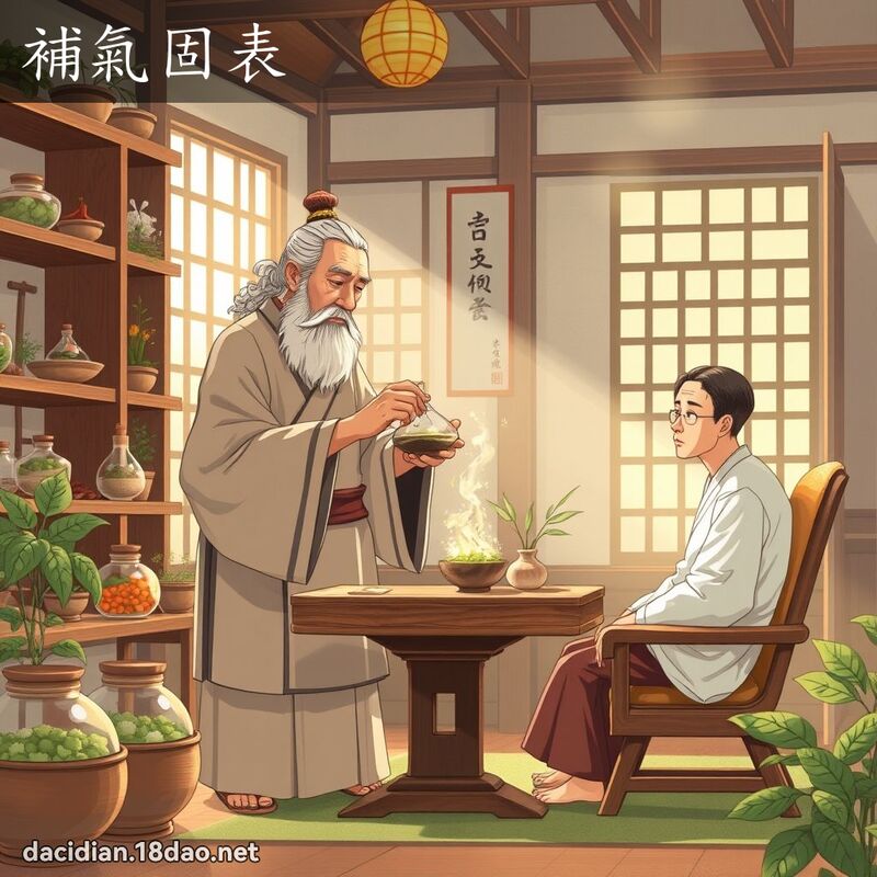 补气固表 - 国语大辞典配图