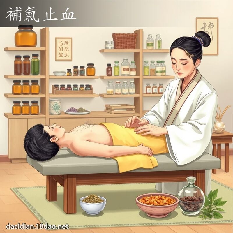 补气止血 - 国语大辞典配图