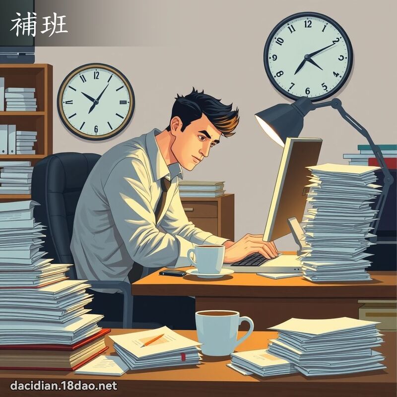 补班 - 国语大辞典配图