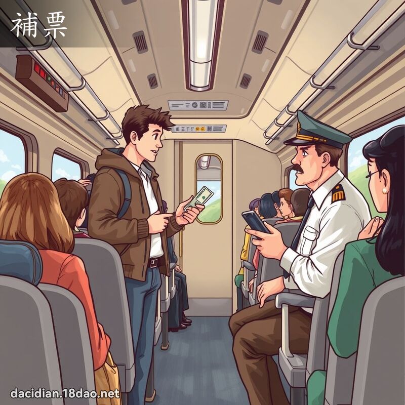 補票 - 國語大辭典配圖