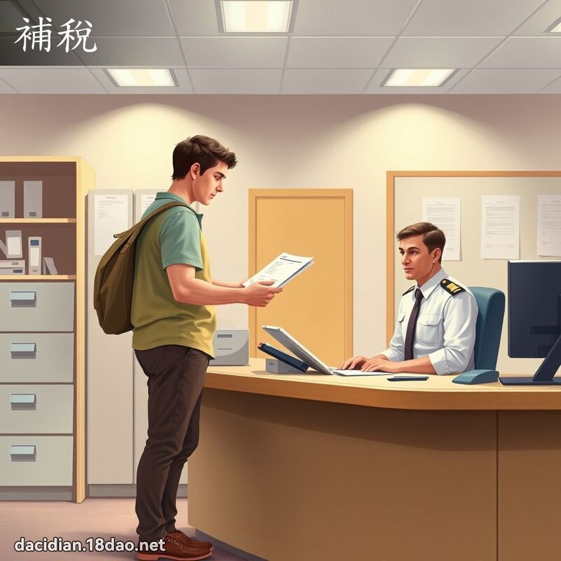 补税 - 国语大辞典配图