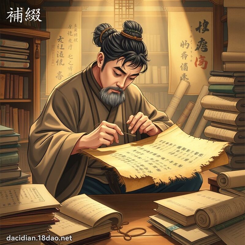 补缀 - 国语大辞典配图