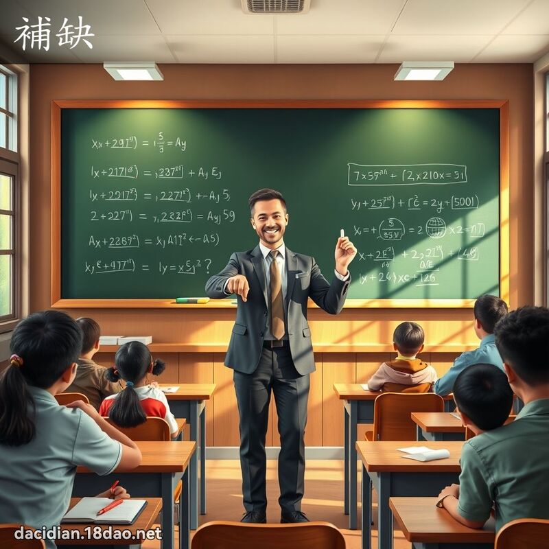 补缺 - 国语大辞典配图