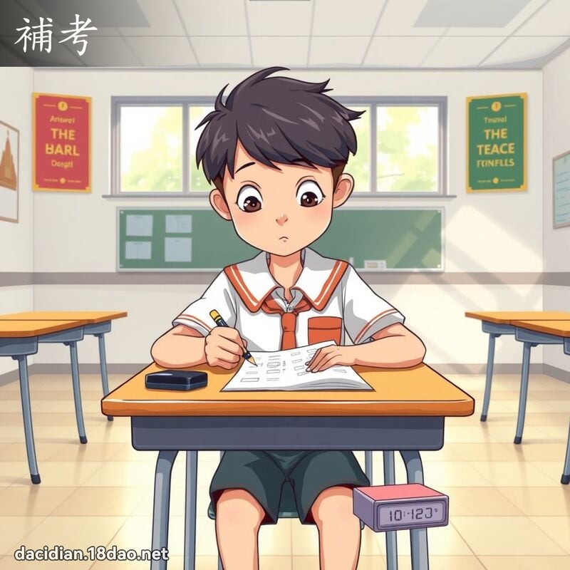 补考 - 国语大辞典配图