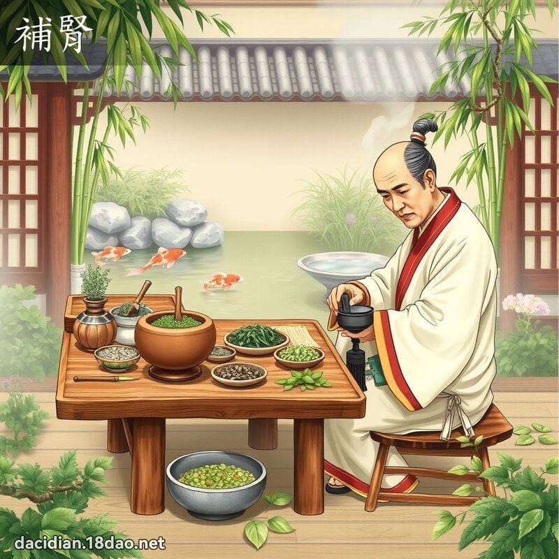 补肾 - 国语大辞典配图