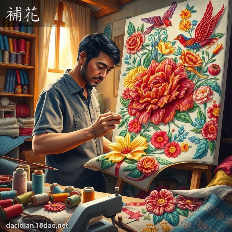 补花 - 国语大辞典配图