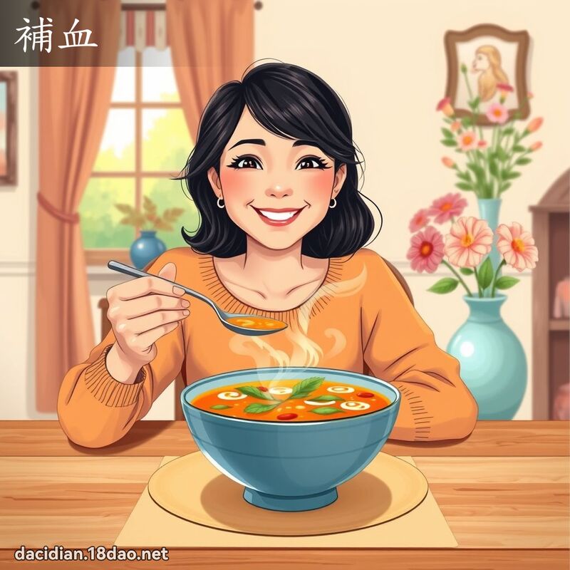 補血 - 國語大辭典配圖