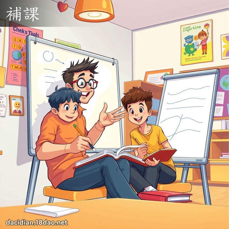 补课 - 国语大辞典配图