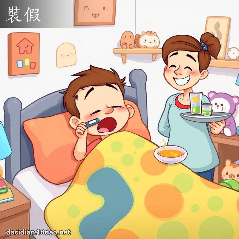 装假 - 国语大辞典配图