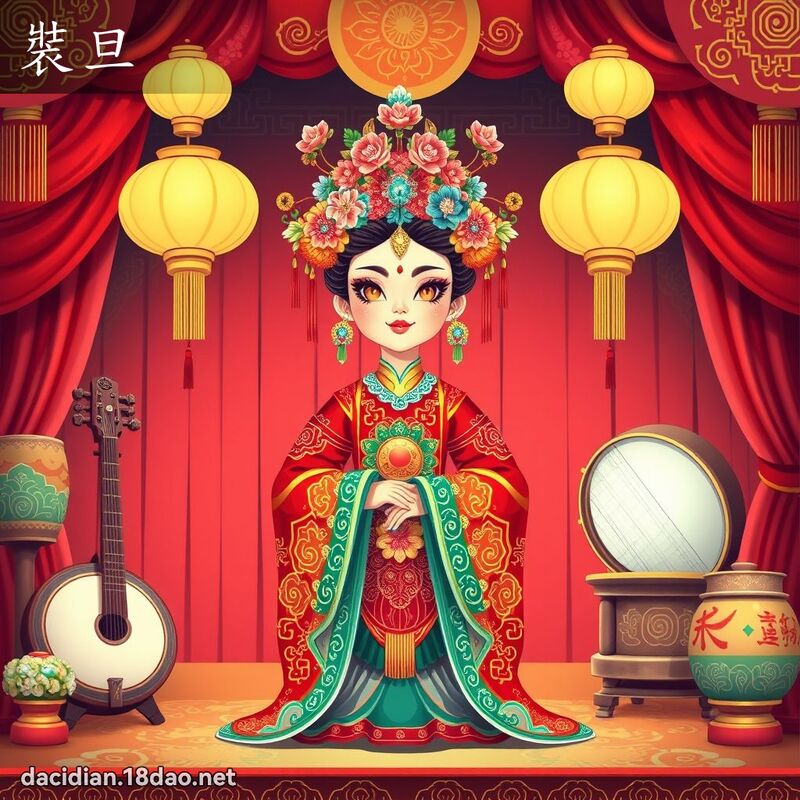 装旦 - 国语大辞典配图