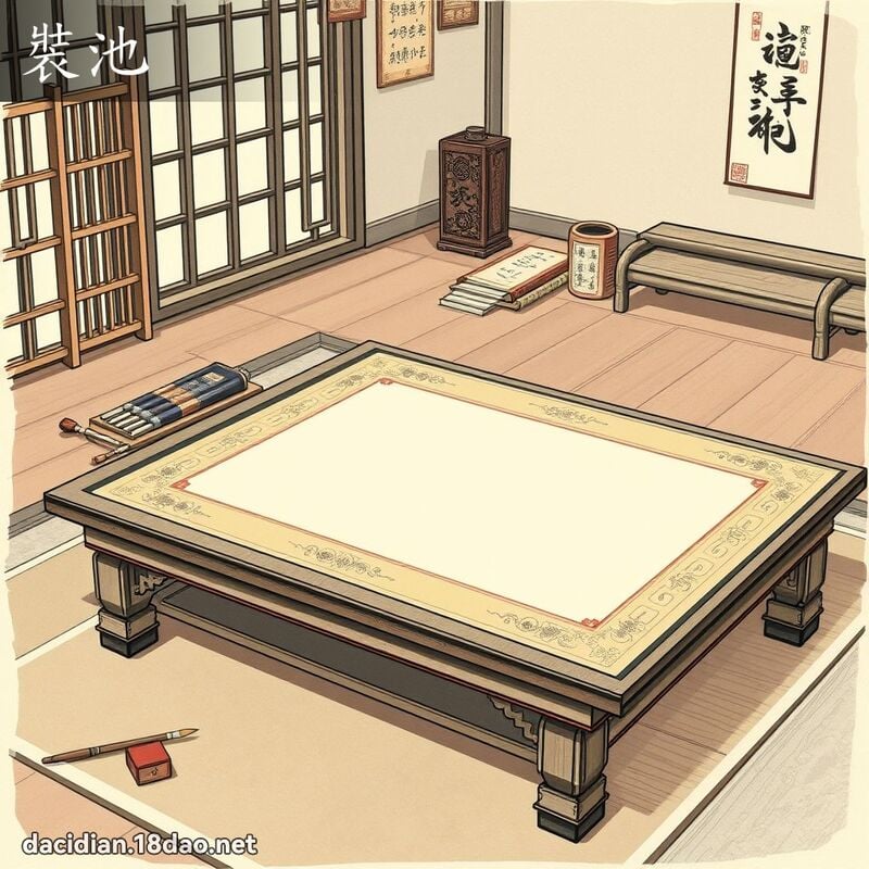 装池 - 国语大辞典配图