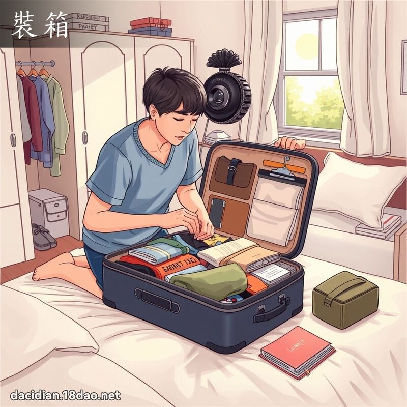 裝箱 - 國語大辭典配圖