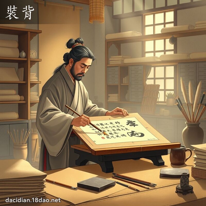 装背 - 国语大辞典配图