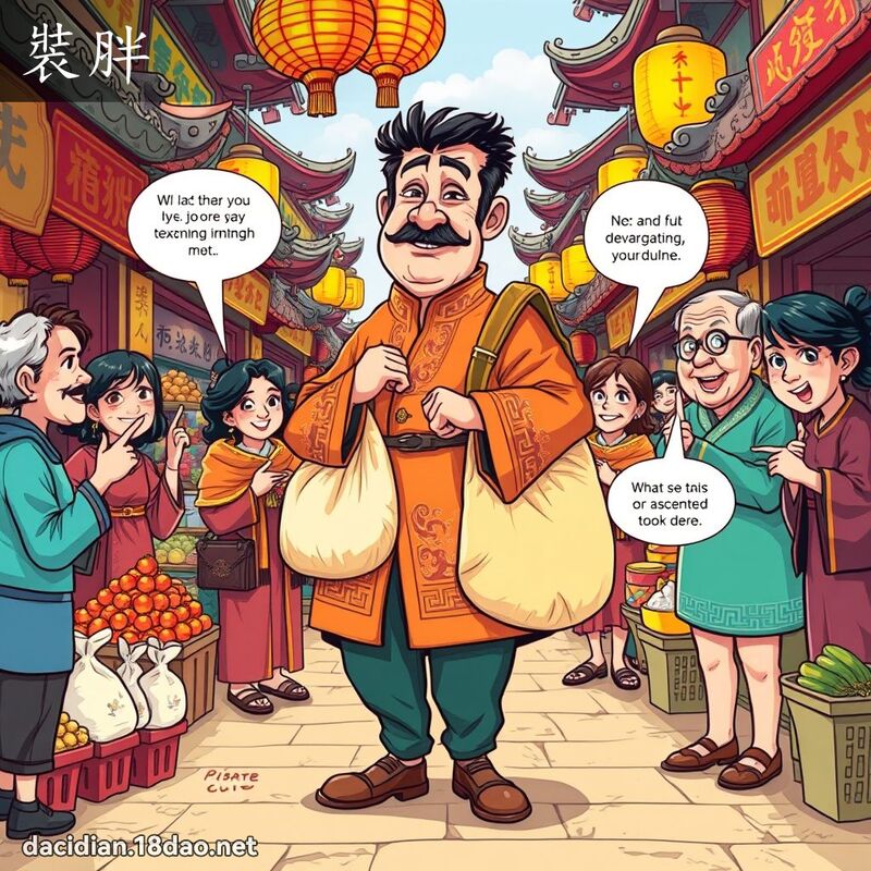 裝胖 - 國語大辭典配圖